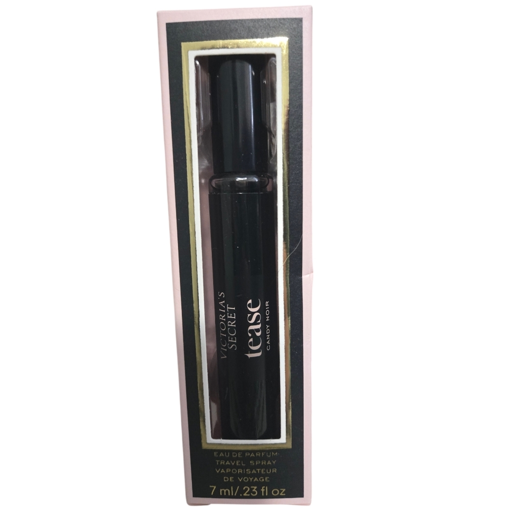 NIB Victoria's Secret Tease Candy Noir Eau de Parfum Travel Spray - Black